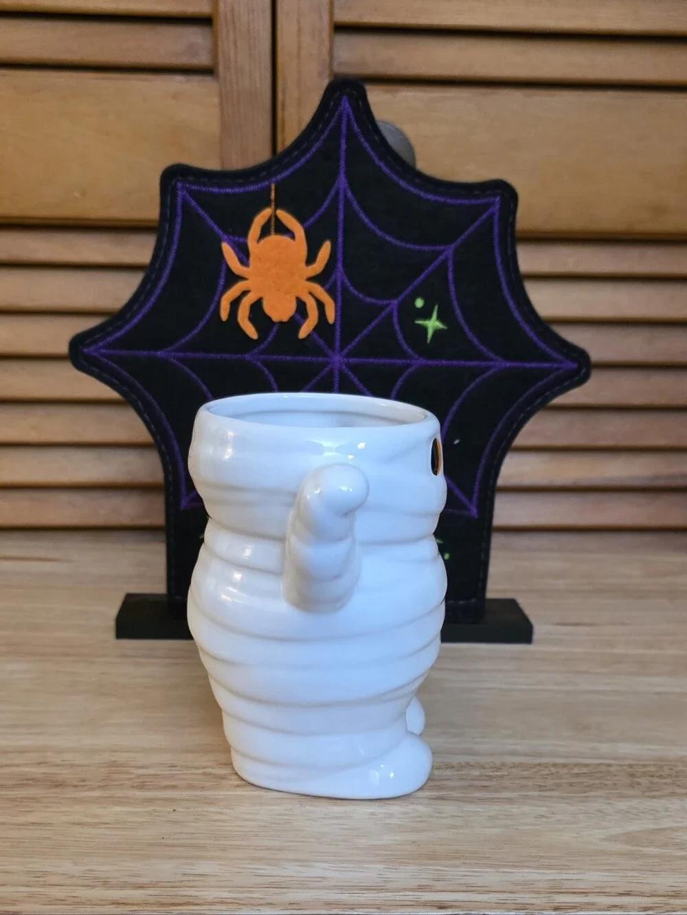 NWOT Target Hyde & Eek Mummy Figural Holiday Mug
